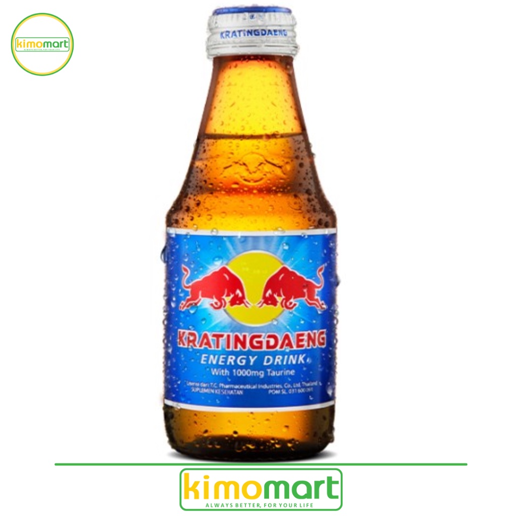 

kimomart - 1 Botol Kratingdaeng Regular Minuman Energi Kemasan 150ml