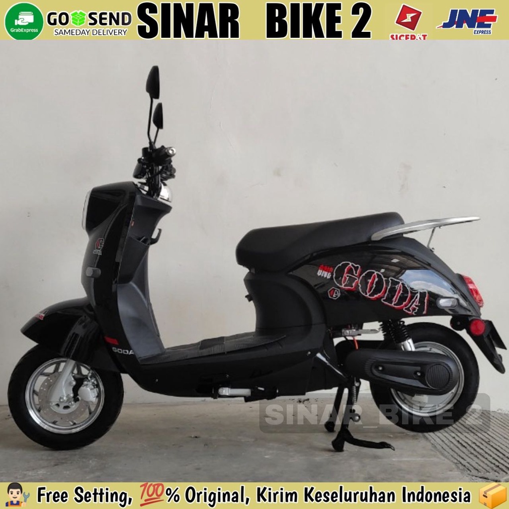 Sepeda Motor Listrik GODA NEW TURTLE 210 Electric E Bike 1000 Watt