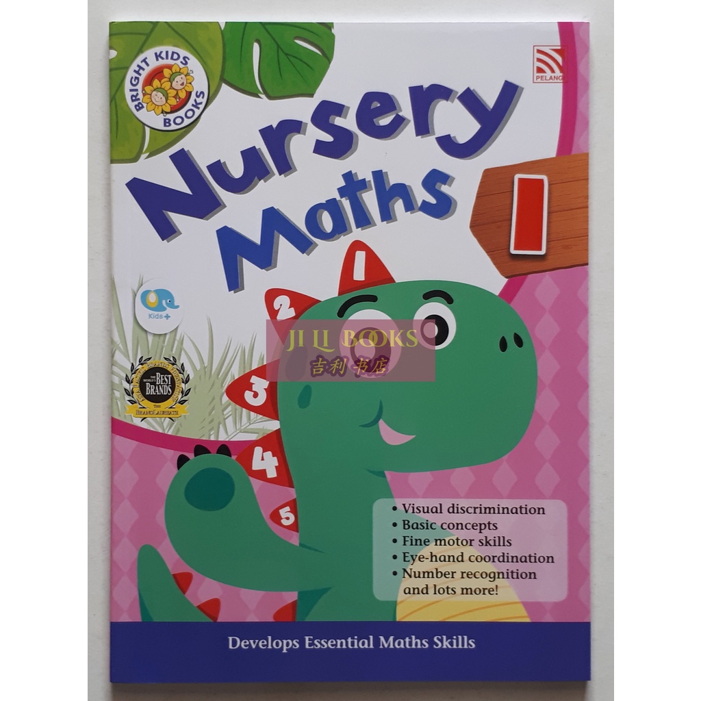 

Buku Latihan KB-TK Bright Kids Books Nursery Maths 1-2