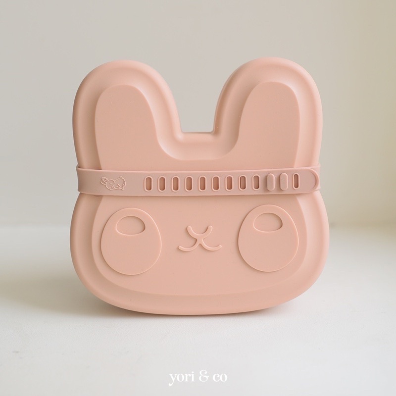 Yoriandco - Suction Plate With Lid And Band - Piring Kotak Makan Bayi Anak