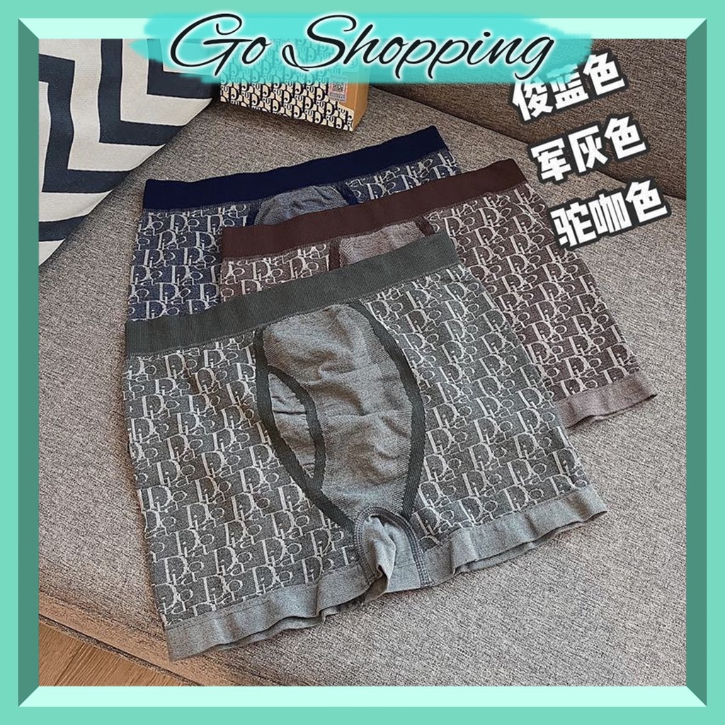 GO! BX943 BOXER PRIA COWOK LELAKI MOTIF DALEMAN CELANA DALAM MURAH IMPORT