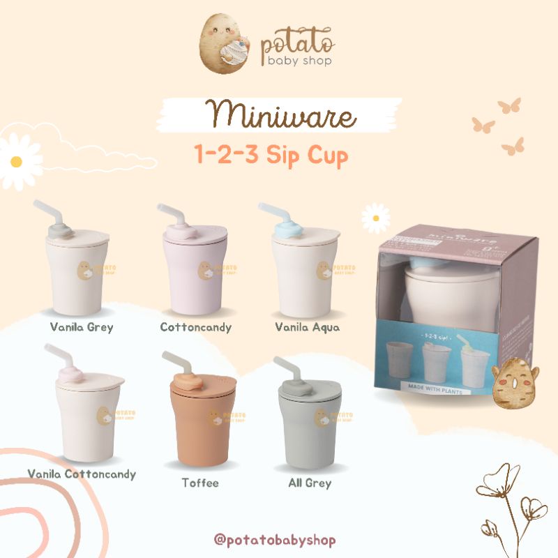 Miniware 1 2 3 Sip Cup - Gelas anak