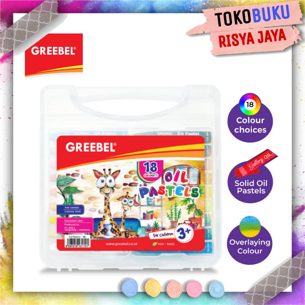 

Crayon Greebel 18 Warna