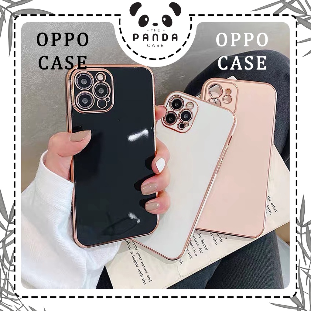 [TPC] Gold Plating Casing OPPO A3S A5 A5S A7 C2 A1K NEO 9 A37  A5 2020 A9 2020 A15 A16 A53 A33 A54 A71 A95 A74 A96 A76 Plated Gold Phone Case Hp OP046