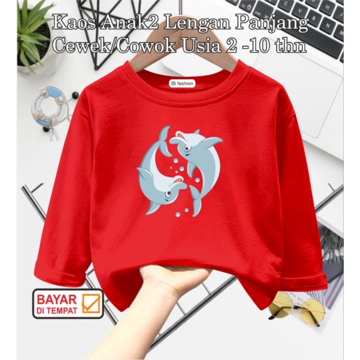 ((IB))KAOS ANAK UNISEX PANJANG/LUMBA2 DIGITAL SABLON