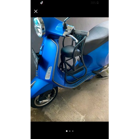jok bonceng anak motor vespa