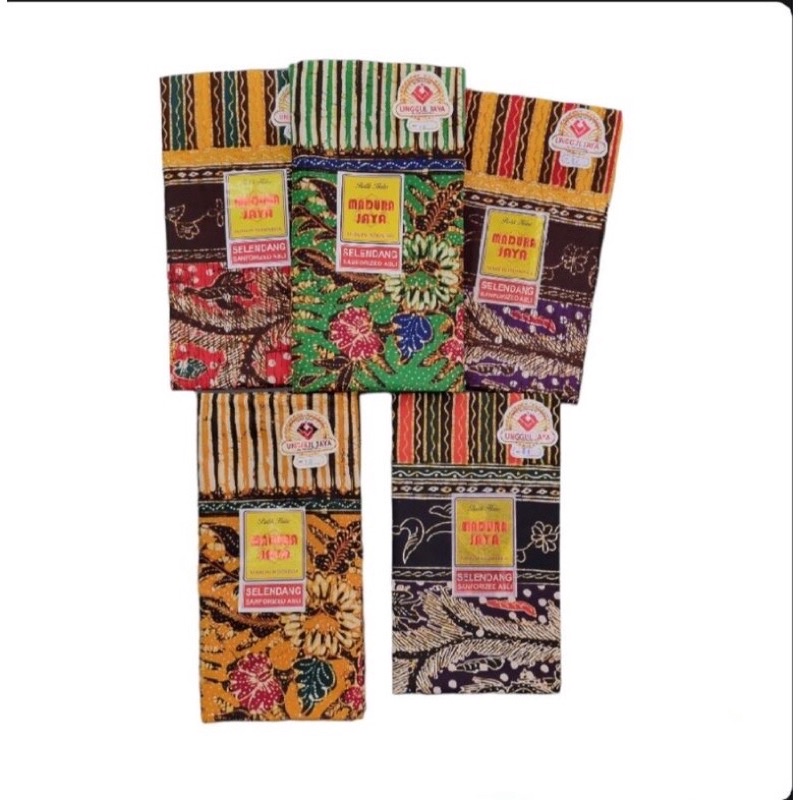 Selendang Batik Unggul Jaya Madura Jaya 010 Selendang Gendong Bayi Selendang Cukin