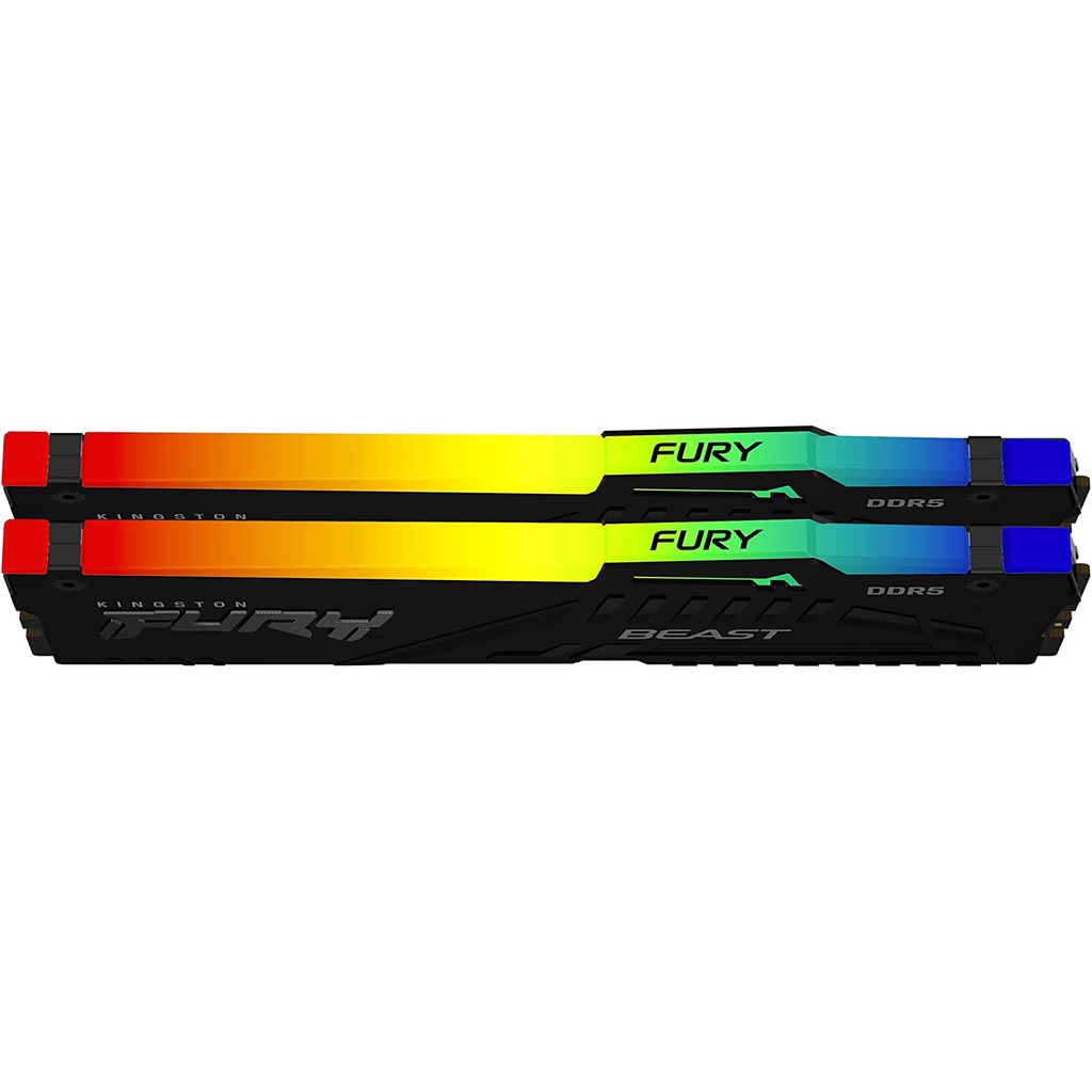 Kingston Fury Beast DDR5 RGB 32GB 16x2 5200MHz KF552C40BBAK2-32 Resmi