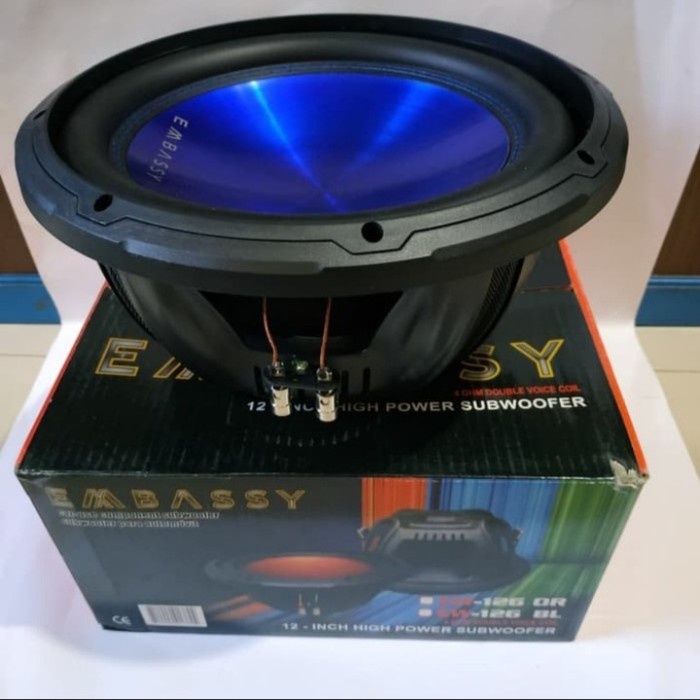 speaker subwoofer 1000WATT EMBASSY 12 INCH 12inch 12in EW-126 Terlaris