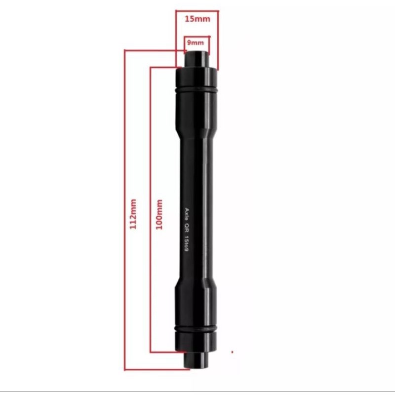 As Adaptor Hub TA Ke QR Quick Realese Adapter  As TA Thrue Axle 15 Ke QR 9mm 10mm