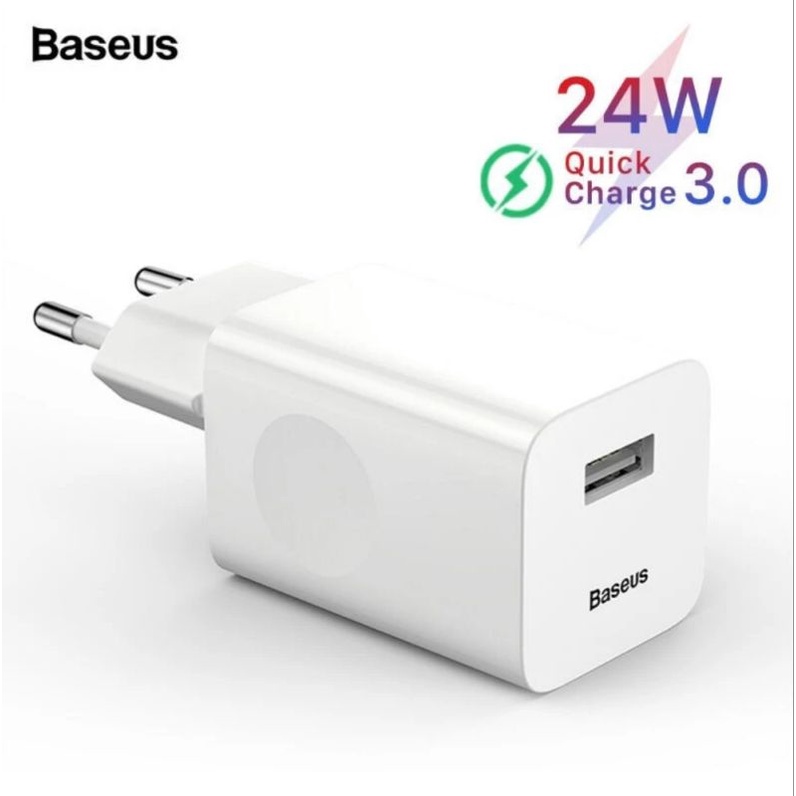 Baseus 24W Adaptor Charger Fast Charging