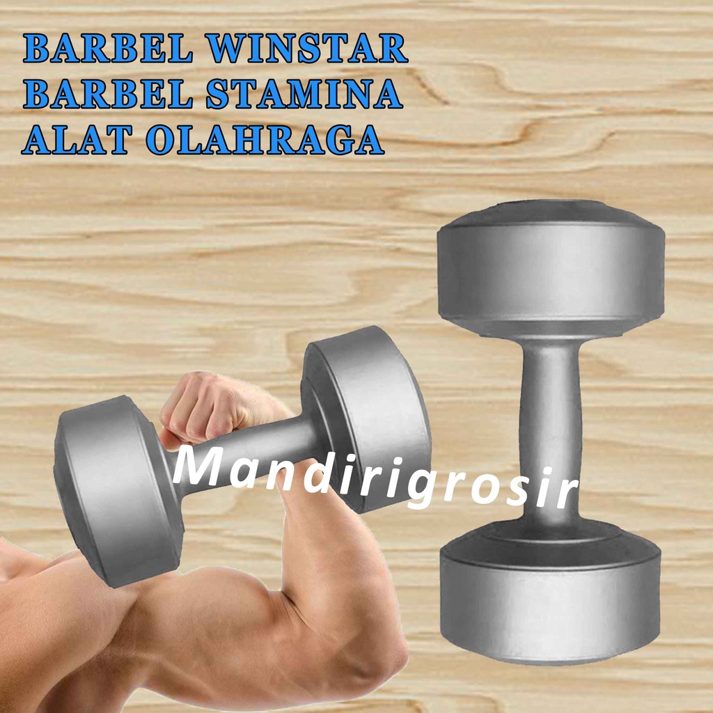 Barbel Winstar * Barbel Olahraga * Alat Gym Barbel Fitness