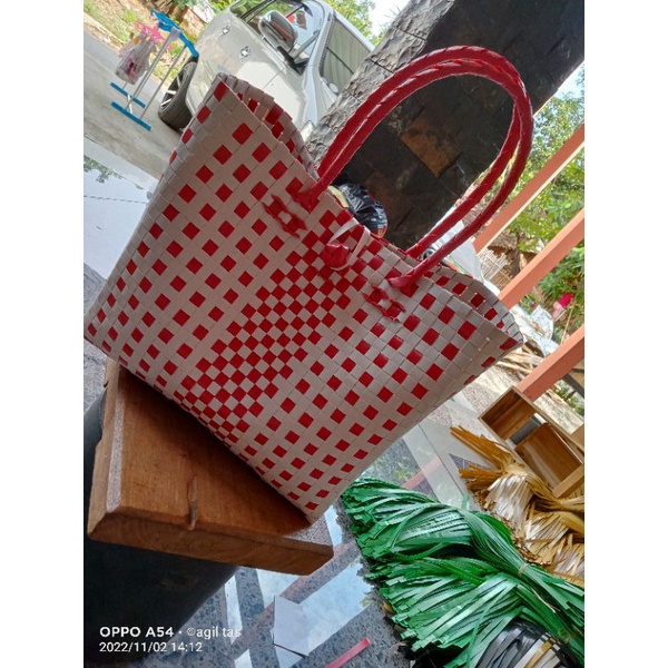 tas anyaman plastik tas belanja tas souvenir tas hajatan