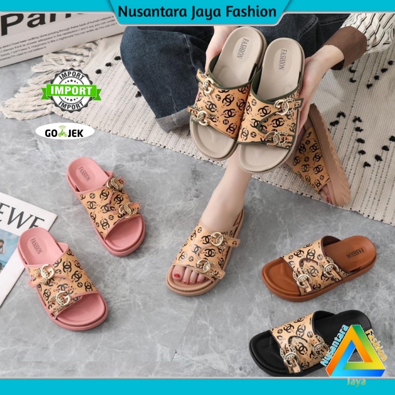 Sandal Wanita Import Trendy Terbaru 1608-V2