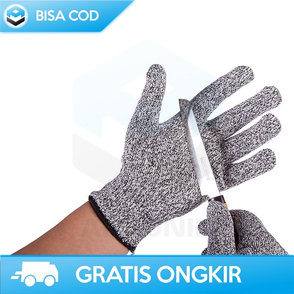 SARUNG TANGAN KERJA SAFETY GLOVES ANTI GORESAN TEBAL NYAMAN EN388