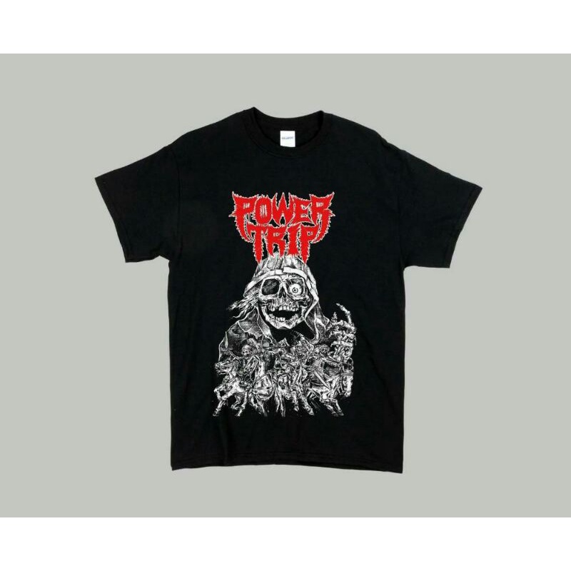 Power Trip - Kaos Band Metal Power Trip - Tshirt Musik Merchandise