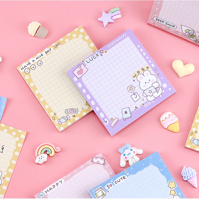 

Sticky notes bunny day Memo note lucu