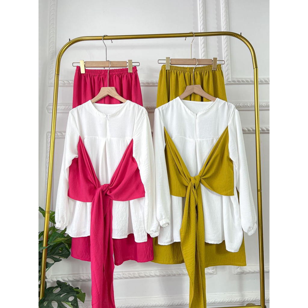 LESTI SETELAN WANITA PREMIUM AIRFLOW CRINCKLE DEODORA RAYON