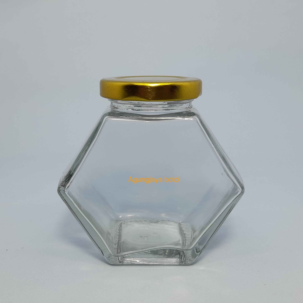 Jar Kaca 180 ml Segilima / Jar Kaca / Toples Kaca / Jar Madu