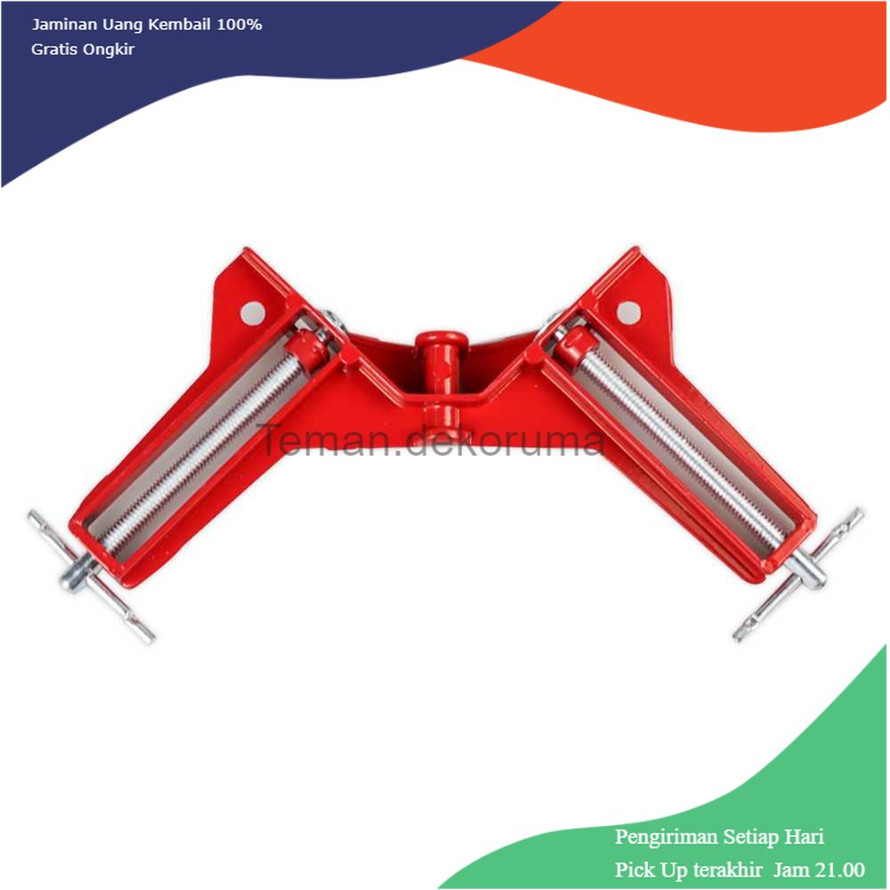 TD-PR2 Taffware Corner Clamp Penjepit Sudut Frame Kayu Angle 90 Derajat 75mm - ZK147