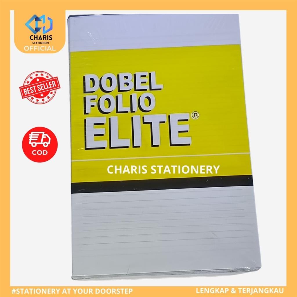 

CHARIS STATIONERY - Kertas Tulis Dobel Folio Elite Isi 200 Lembar/Pak