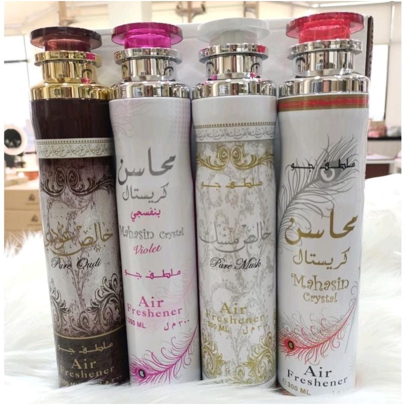 AIR FRESHNER LATTAFA 300ML PENGHARUM RUANGAN SPRAY 300ML.