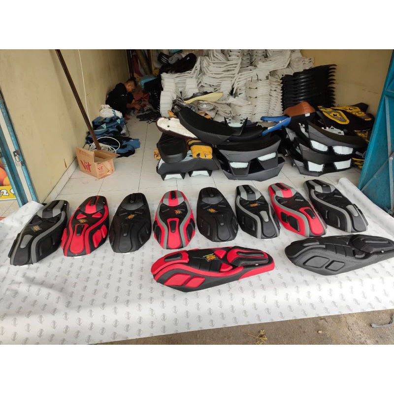 Kulit Jok Mbtech Custom Motor Genio Modifikasi Retro/Predator