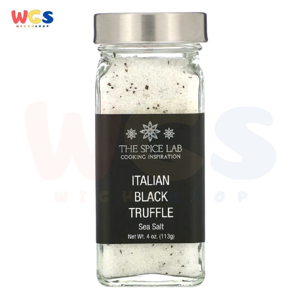 The Spice Lab Italian Black Truffle Sea Salt 4 oz (113 g)