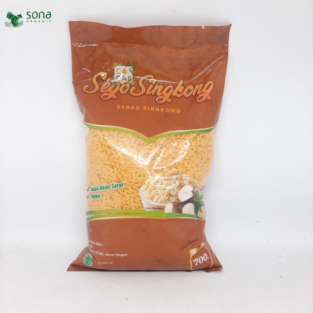 

Beras singkong/Sego Singkong 700g - COCAS Gita Food - Nasi Singkong