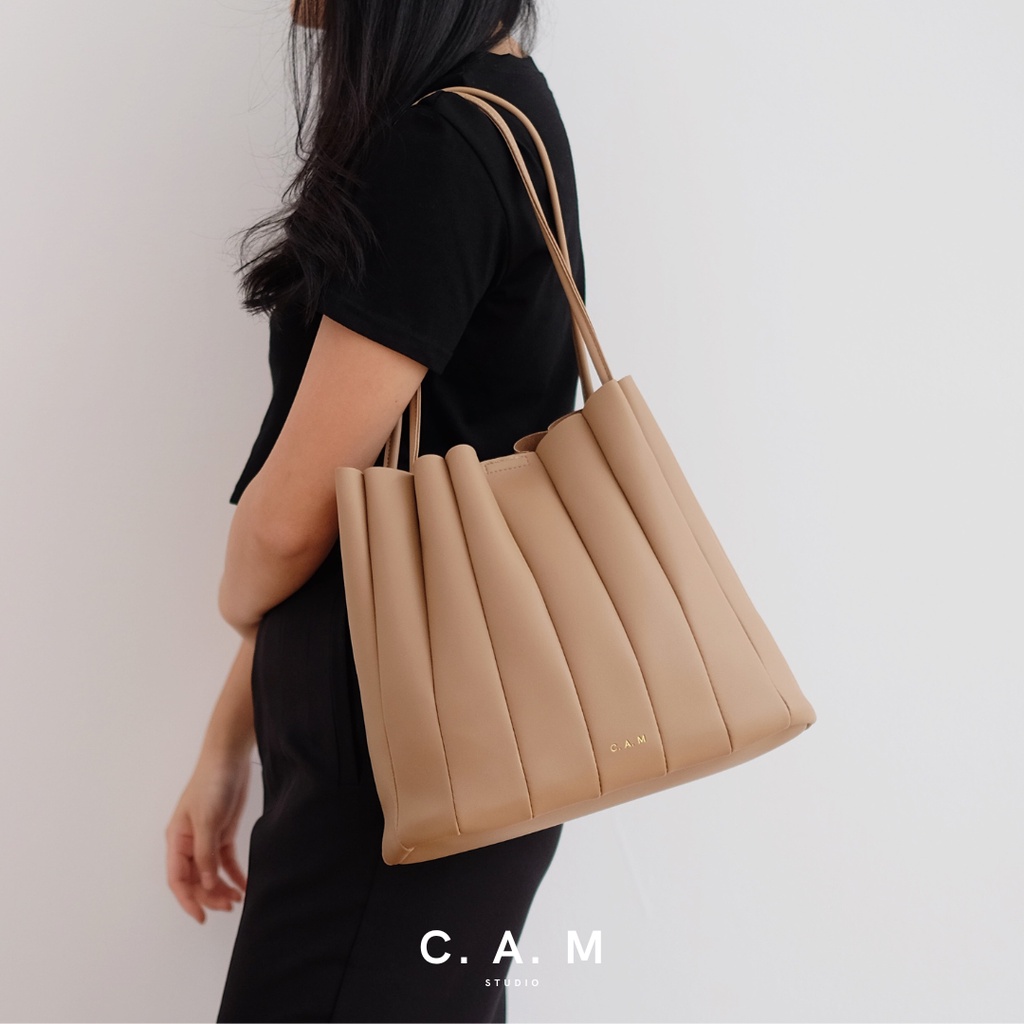 C. A. M studio - Jane Bag in Sand ( Tas Wanita )