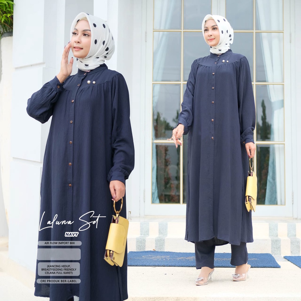 [COD] Hashiva - Stelan Wanita Terkini Laluna Set