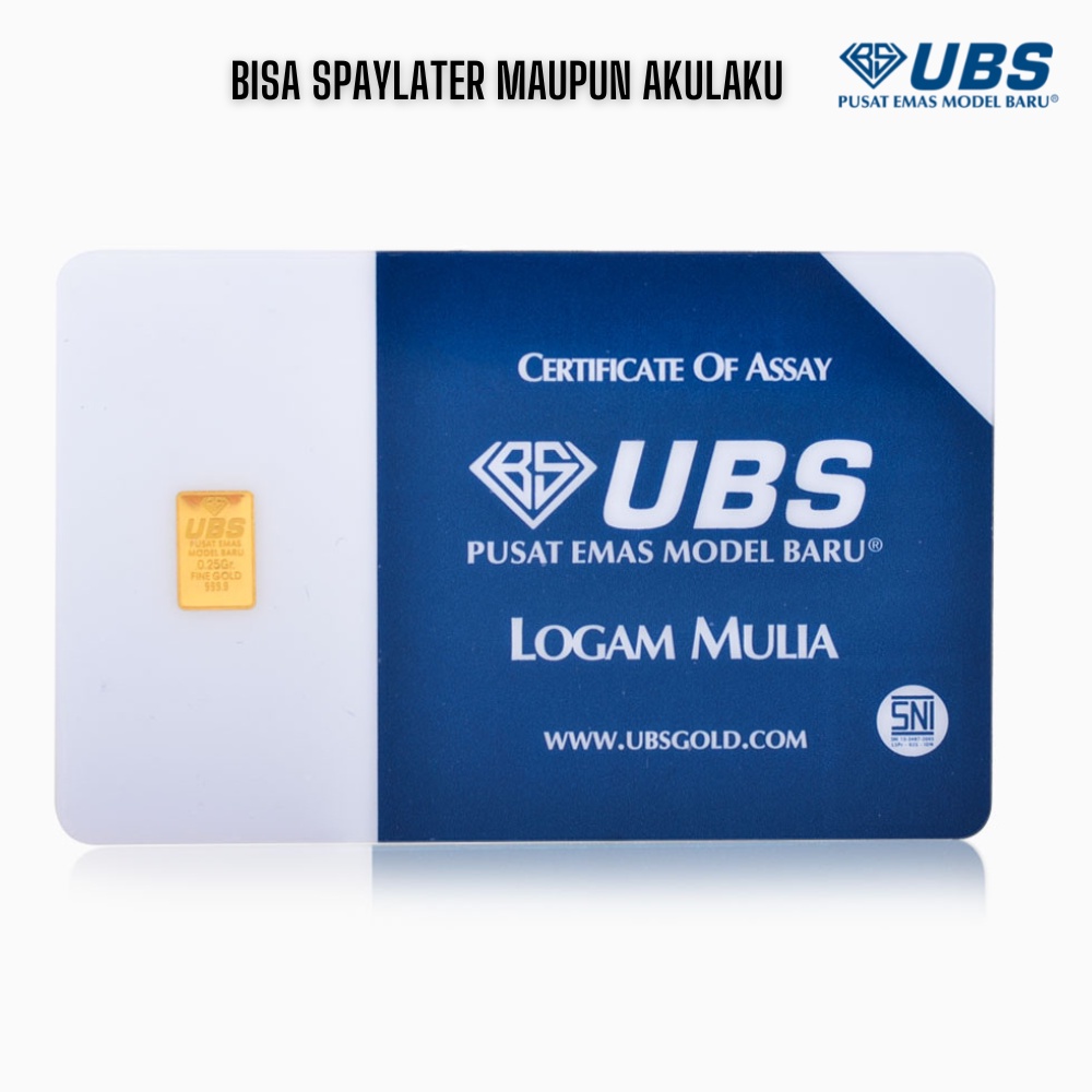 UBS 0.25gr LM terbaru bs spaylater