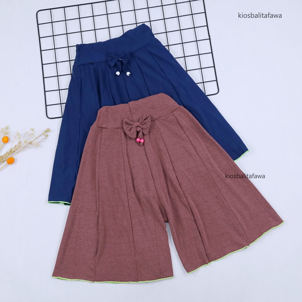 Rok Celana Polos Uk 6-7 Tahun / Bawahan Anak Perempuan Murah Model Rok Celana Cewek Grosir Adem