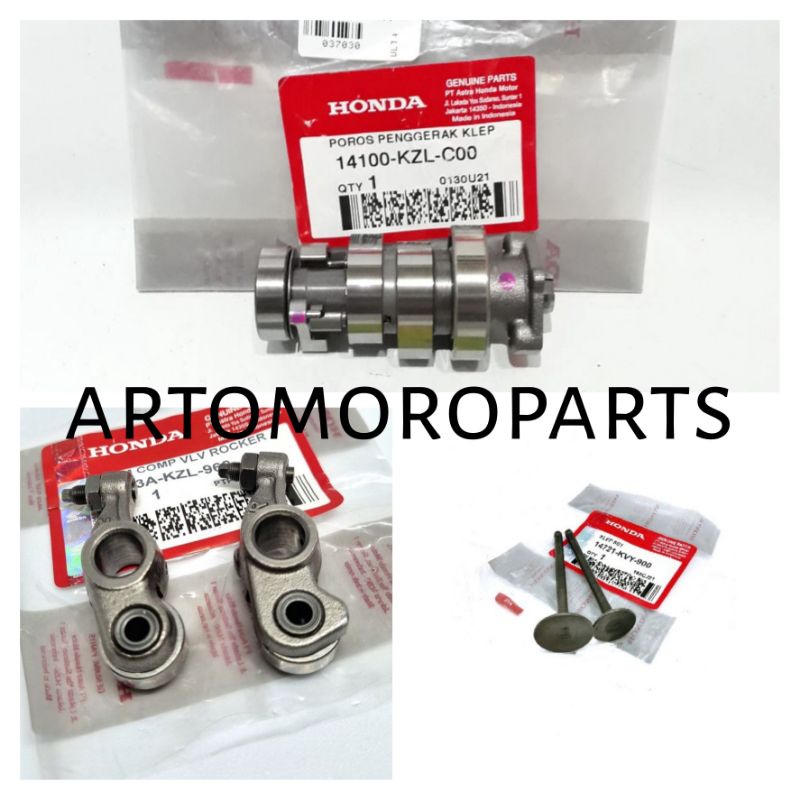 Paket Noken As + Pelatuk Klep + Klep Set Beat FI Scoopy FI Spacy FI Vario 110 FI (Starter Kasar) KZL