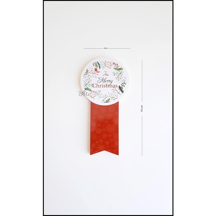 

(Sc020) Stiker Natal Christmas Twig Untuk Toples 500Gr (Uk 8X15Cm)