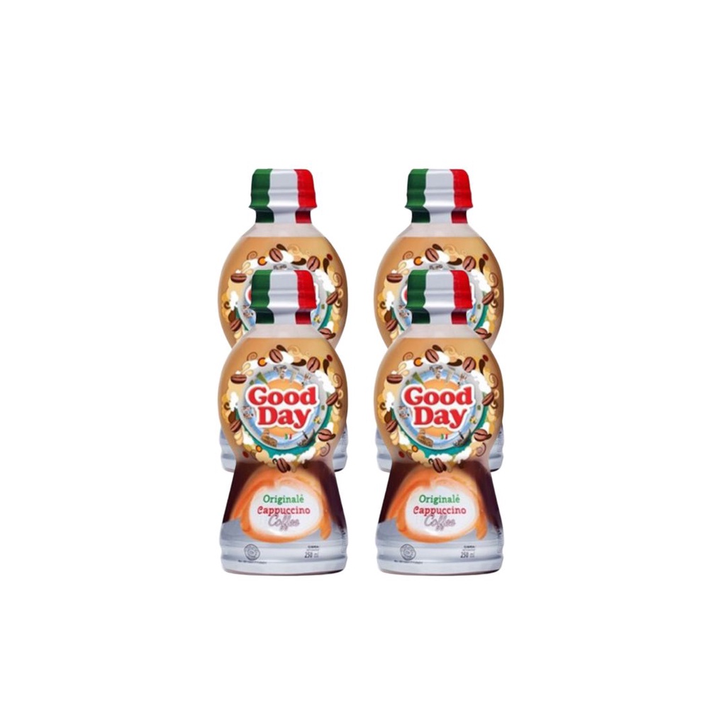 

Good Day Originale Cappucino Kopi 4 x 250 mL