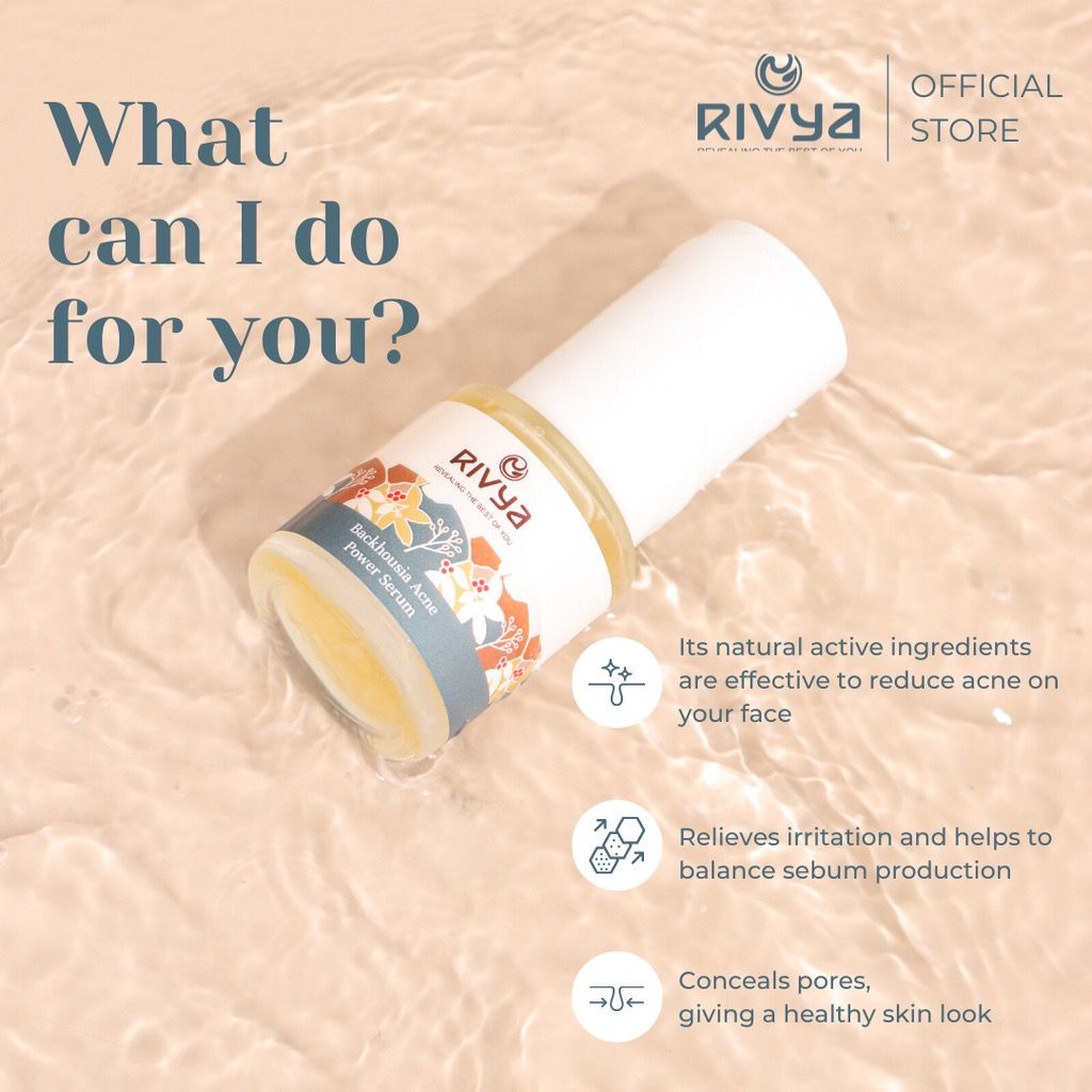 RIVYA Backhousia Acne Power Serum Untuk Berjerawat