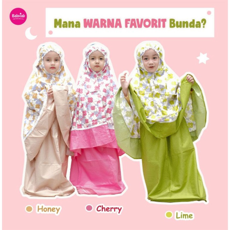 Mukena Ayanaa By Babyjab Mukena Kids Lucu Motif Premium