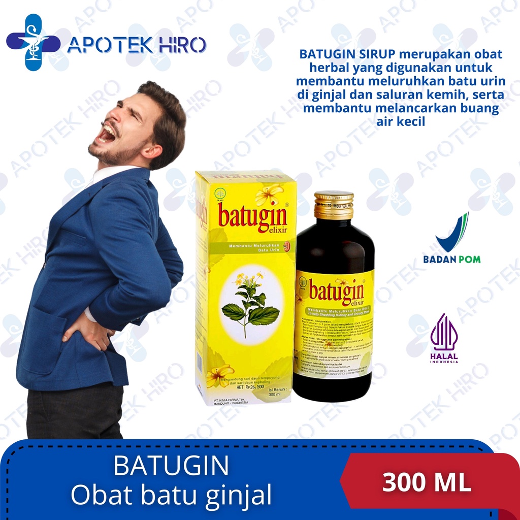 

BATUGIN ELIXIR | PELURUH BATU GINJAL