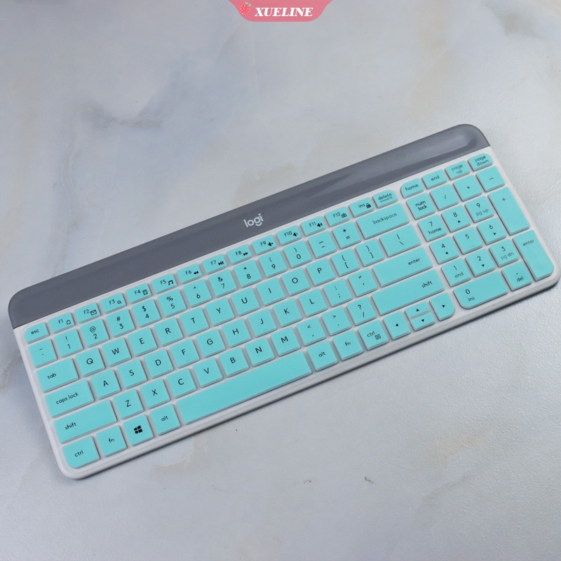 Logitech MK470 K580 cover Pelindung keyboard Komputer desktop Bahan Silikon Kulit ultra Tipis Tahan Debu Tahan Air ZXL