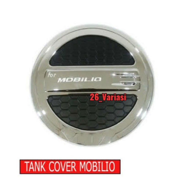Tank Cover Tutup Tangki Bensin Variasi Honda Mobilio Chrome