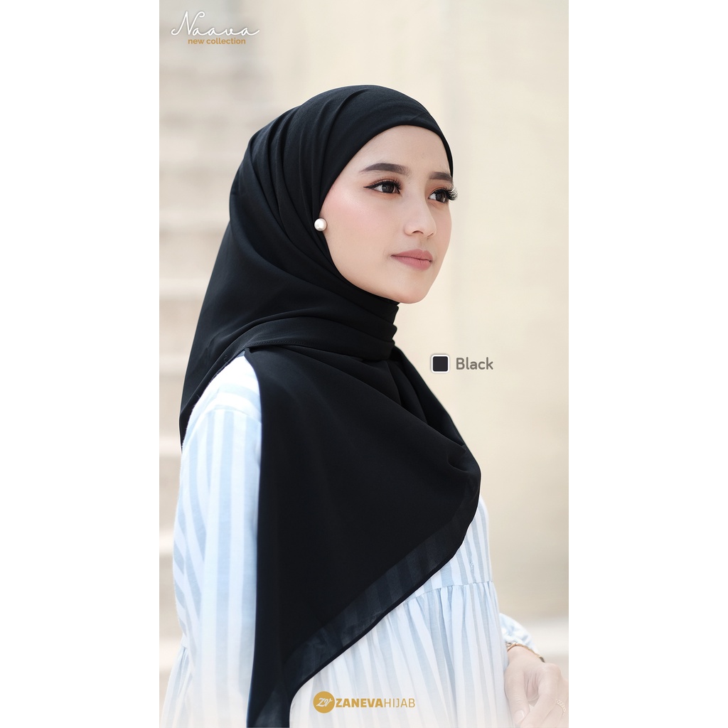 Segi empat Instan Inner l Navaa Hijab l Segi empat Inner Ninja l Segi empat Instan Inner Navaa by Zaneva Hijab