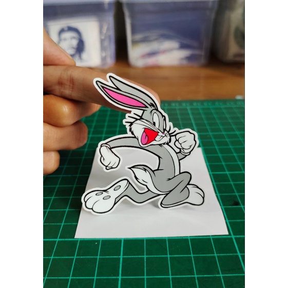 

stiker print bugs bunny stiker custom murah keren