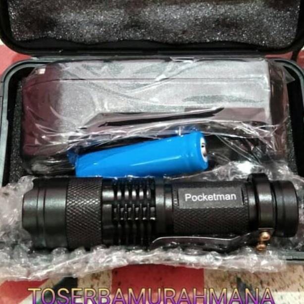 PRODUK- PAKET SENTER POCKETMAN LED CREE .
