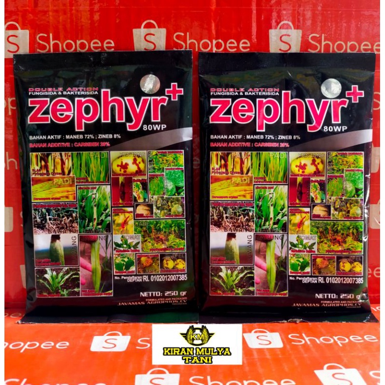 Fungisida & Bakterisida Zephyr+ 80wp 250gr