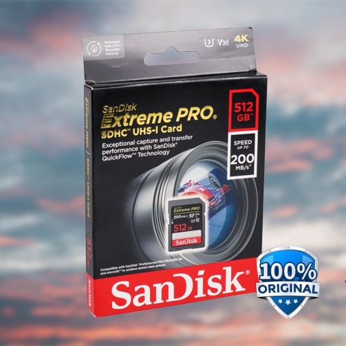 SanDisk SD CARD Extreme Pro SDXC UHS-I Card 512GB 4K