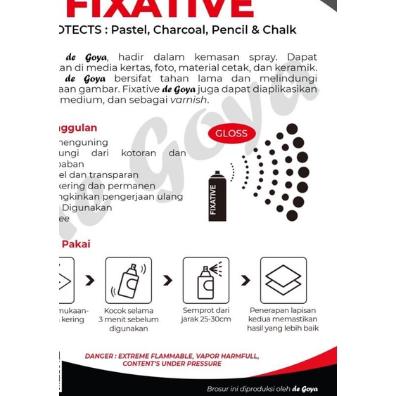 

De goya fixative workable spray 400ml