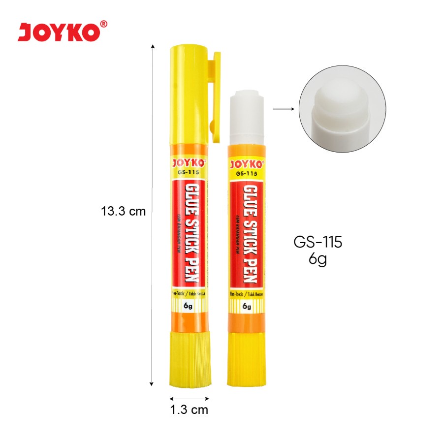 Lem Batang Lem Stick Glue Stick Pen Joyko GS-115 6gr