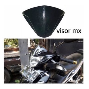 promo discount visor / windshield motor yamaha mx old new original standar black import
