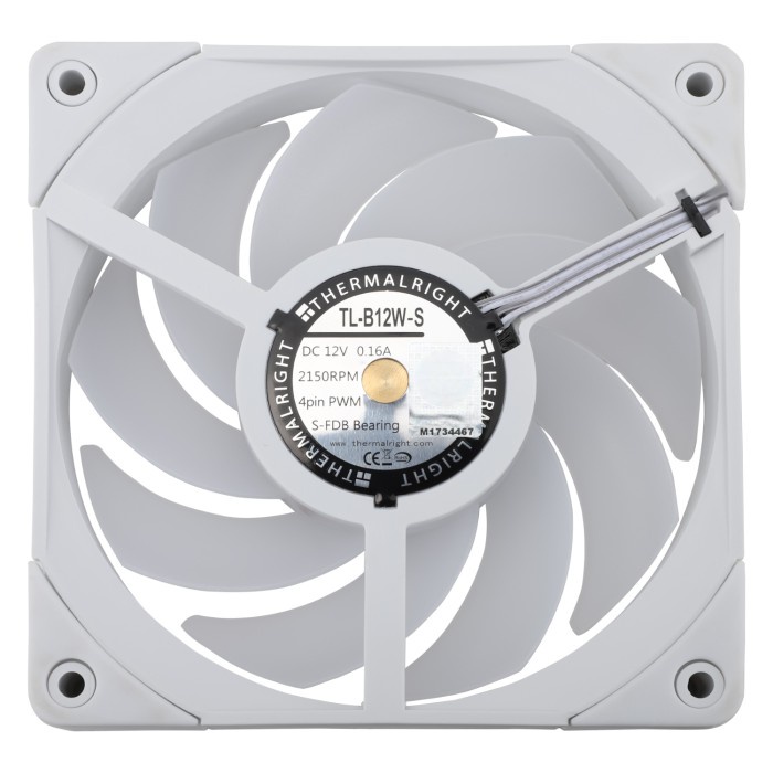 THERMALRIGHT TL-B12W-S ARGB WHITE TRIPLE SET Pressure 120mm PWM Fan